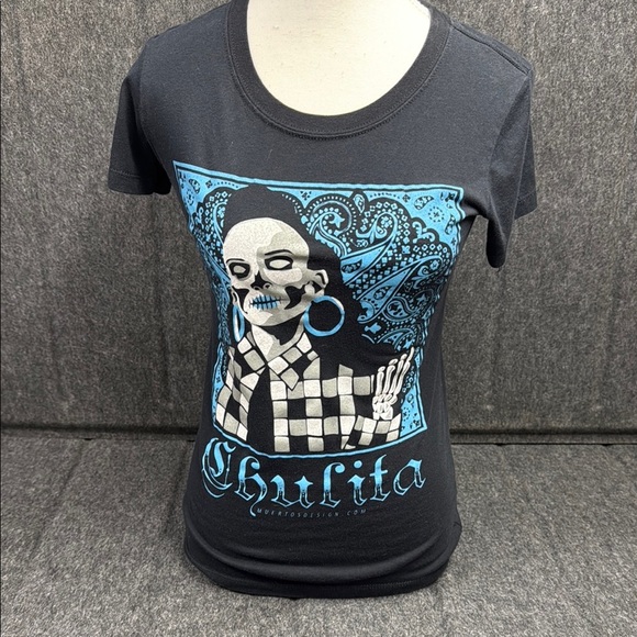 Chulita Black Graphic Tee - Picture 1 of 3